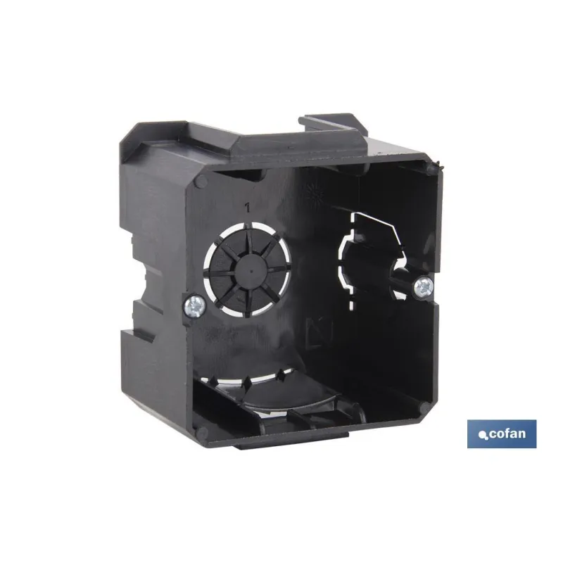 CAJA DE EMPOTRAR MECANISMOS ø68X46 4 ENTRADAS TUBO Venta unitaria