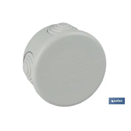 CAJA ESTANCA CON CONOS CIERRE CON TAPA A PRESIÓN ø70X35