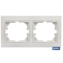 MARCO 2 ELEMENTOS HORIZONTAL BLANCO