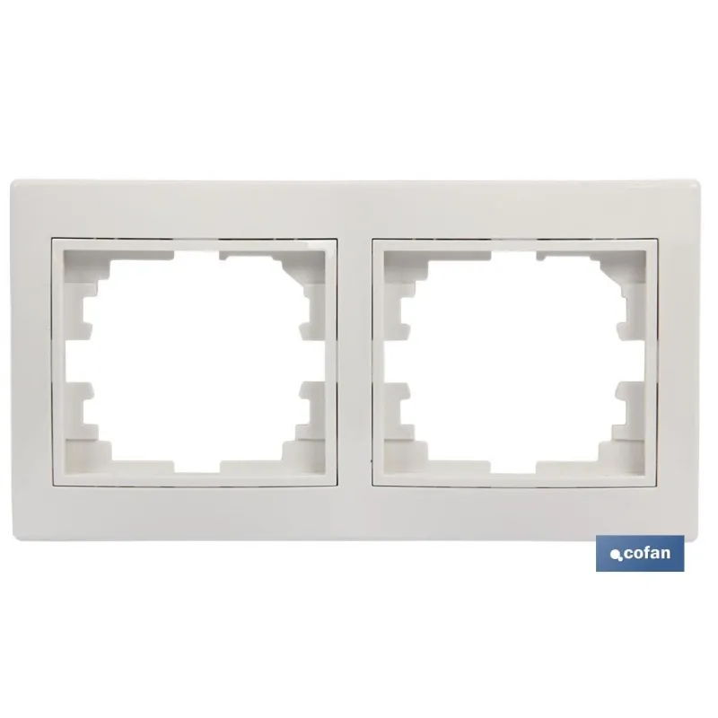 MARCO 2 ELEMENTOS HORIZONTAL BLANCO