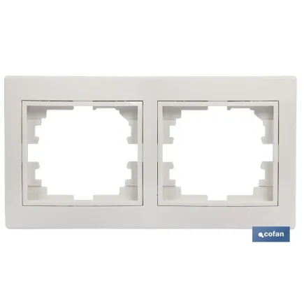 MARCO 2 ELEMENTOS HORIZONTAL BLANCO