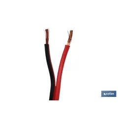 ROLLO 100M CABLE PARALELO ROJO/NEGRO (2X1,5)