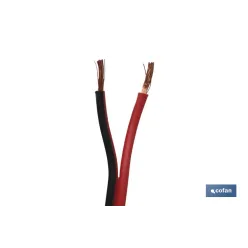 ROLLO 100M CABLE PARALELO ROJO/NEGRO (2X0,75)