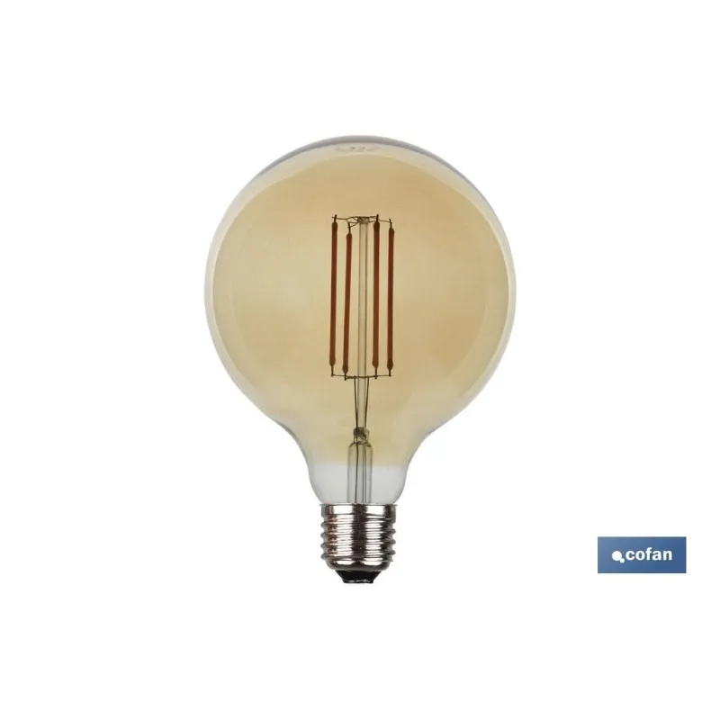 BOMBILLA LED GLOBO ORO E27 4W 280LM 2200K