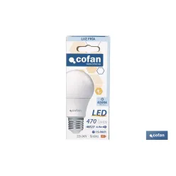 BOMBILLA LED CLASSIC E27 4.9 W 470 LM 6500 K