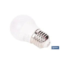 BOMBILLA LED ESFÉRICA E27 6.5 W 806 LM 3000 K