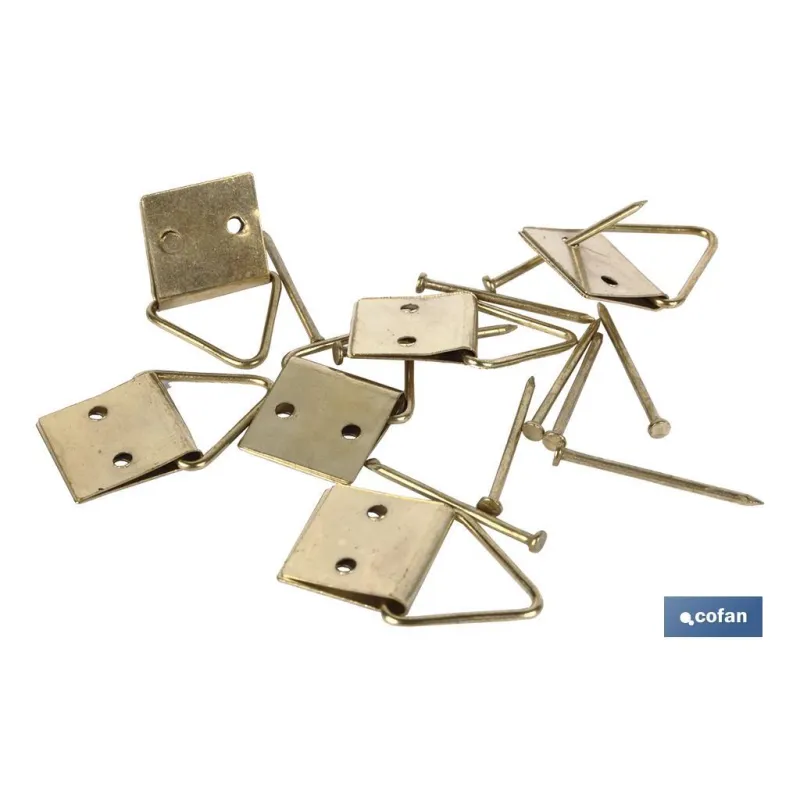 BL 5 UDS CUELGACUADROS 16 X 16MM