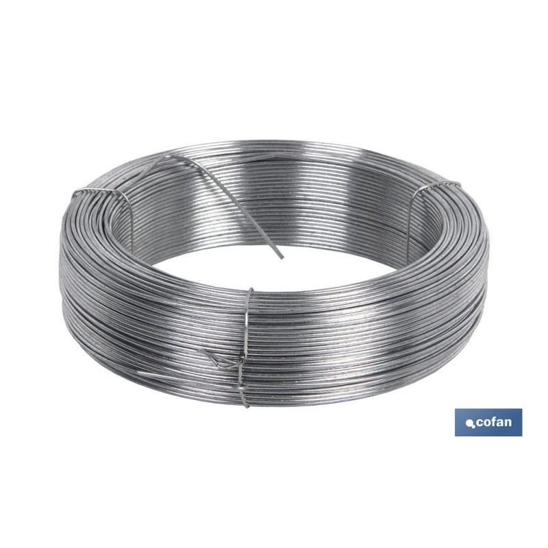 ROLLO ALAMBRE GALVANIZADO 1 Kg  (1,5mm) Nº 10