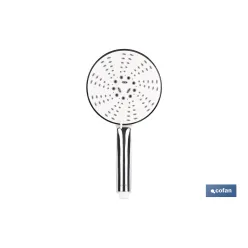 MANGO DE DUCHA REDONDO CROMADO CON 5 FUNCIONES 155 X 280 MM