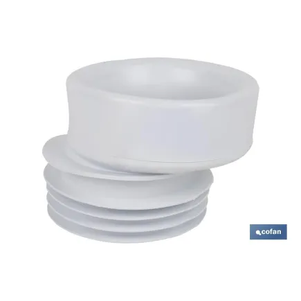 MANGUITO DE CONEXIÓN EXCÉNTRICO PARA INODORO Ø110 MM