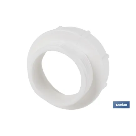 ADAPTADOR CONVERTIDOR 1 1/4 MACHO - 1 1/2 HEMBRA PARA TUBO FLEXIBLE