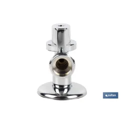 VÁLVULA DE ESCUADRA 1/2 x 3/4 VOLANTE GRANDE