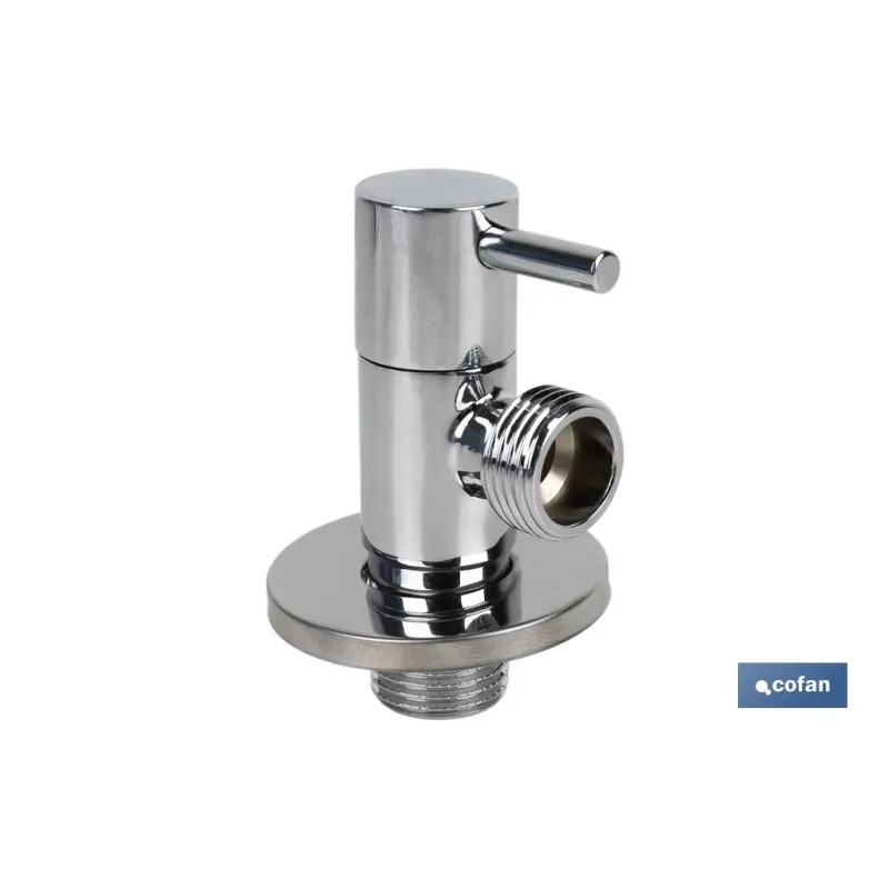 VÁLVULA DE ESCUADRA 1/2 x 1/2 MODELO LUX