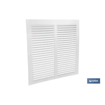 REJILLA DE VENTILACIÓN ALUMINIO BLANCO 30 X 30 CM venta unitaria