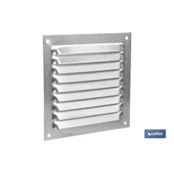 REJILLA DE VENTILACIÓN ALUMINIO 10 X 10 CM