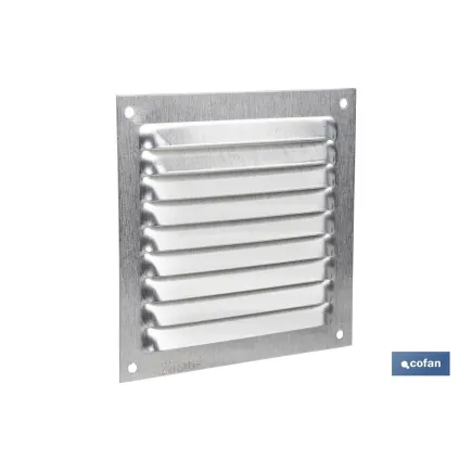 REJILLA DE VENTILACIÓN ALUMINIO 10 X 10 CM venta unitaria