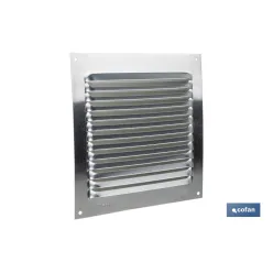 REJILLA DE VENTILACIÓN ALUMINIO 15 X 15 CM venta unitaria