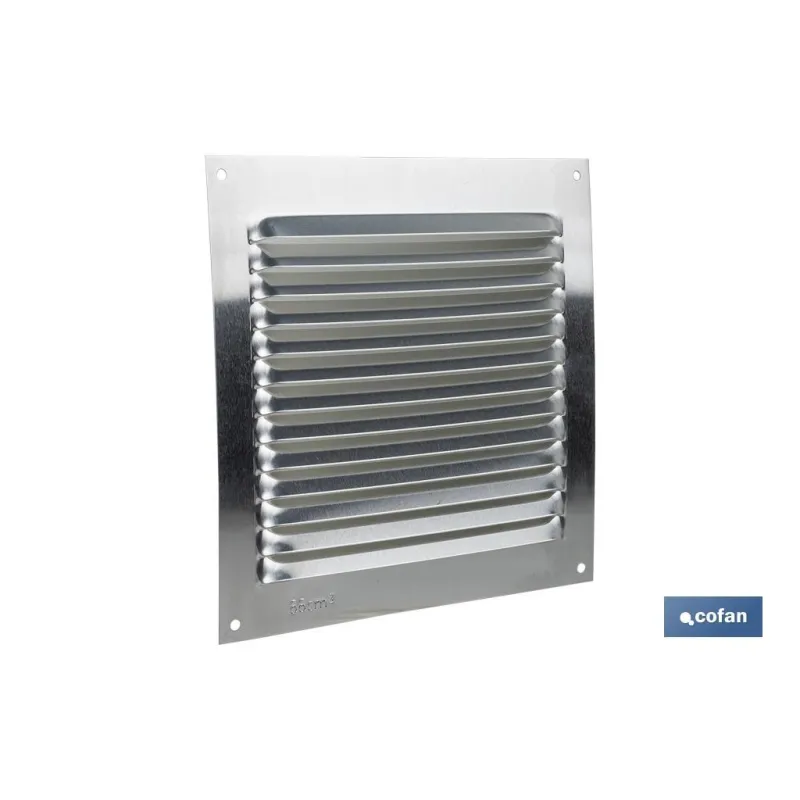REJILLA DE VENTILACIÓN ALUMINIO 15 X 15 CM venta unitaria