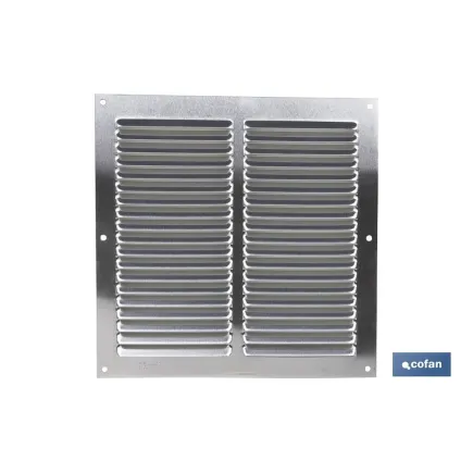 REJILLA DE VENTILACIÓN ALUMINIO 20 X 20 CM venta unitaria