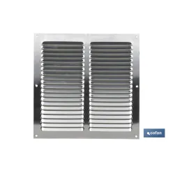 REJILLA DE VENTILACIÓN ALUMINIO 25 X 25 CM venta unitaria