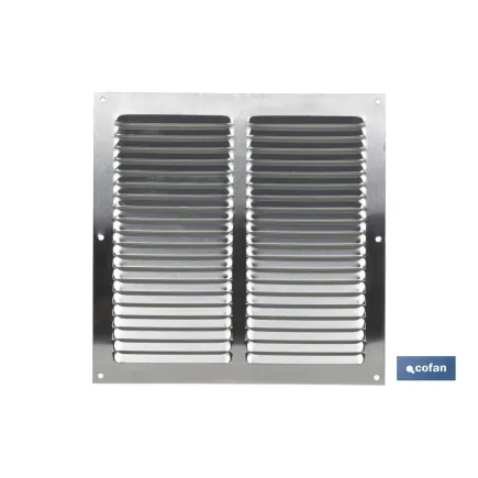 REJILLA DE VENTILACIÓN ALUMINIO 25 X 25 CM venta unitaria