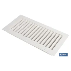 REJILLA DE VENTILACIÓN ABS PARA EMPOTRAR 13 X 26 CM