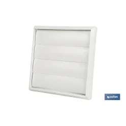 REJILLA DE VENTILACIÓN ABS BLANCO LAMAS MÓVILES Ø15 CM VENTA UNITARIA