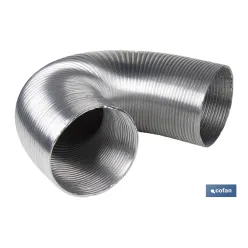 TUBO FLEXIBLE SEMIRRÍGIDO ALUMINIO Ø80 MM X 3 M