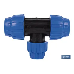 TE 90° REDUCIDA PP PN16 63 X 40 X 63  VENTA UNITARIA