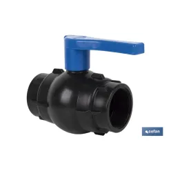 VÁLVULA DE BOLA ROSCA H-H PP PN16 3/4 x 3/4