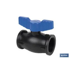 VÁLVULA DE BOLA ROSCA H-H PP PN16 1 1/4 x 1 1/4 VENTA UNITARIA