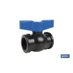 VÁLVULA DE BOLA ROSCA H-H PP PN16 1 1/2 x 1 1/2