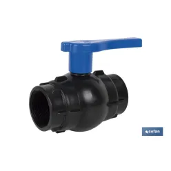 VÁLVULA DE BOLA ROSCA H-H PP PN16 2 1/2 x 2 1/2
