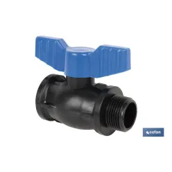 VÁLVULA DE BOLA ROSCA M-H PP PN16 2 x 2