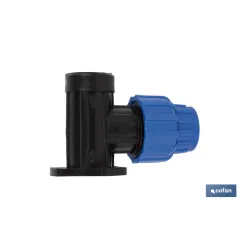 CODO 90° GRIFO ROSCA HEMBRA PP PN16 20 x 3/4