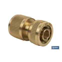 CONECTOR MANGUERA LATÓN 1/2 - 5/8 (13-15 mm)