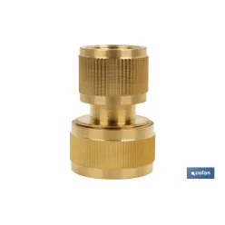 CONECTOR MANGUERA LATÓN 3/4 (19 mm)