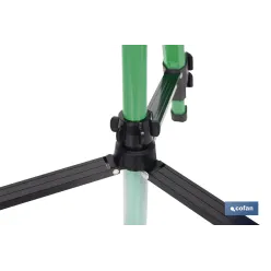 DUCHA DE JARDÍN PORTÁTIL 2 FUNCIONES CON TRÍPODE 162 CM