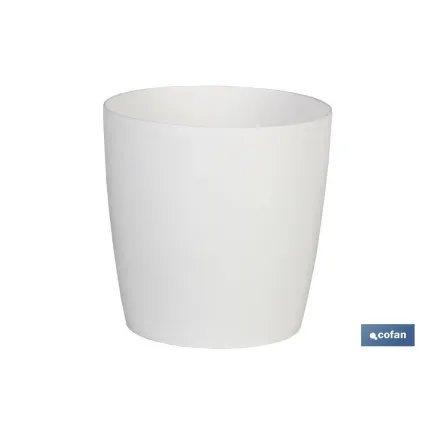 MACETA CAMELIA COLOR BLANCO 35X33cm venta unitaria