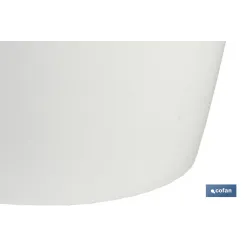 MACETA CAMELIA COLOR BLANCO 35X33cm venta unitaria