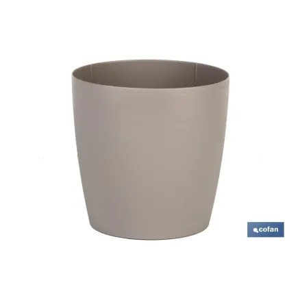 MACETA CAMELIA COLOR CREMA 14X13.8cm