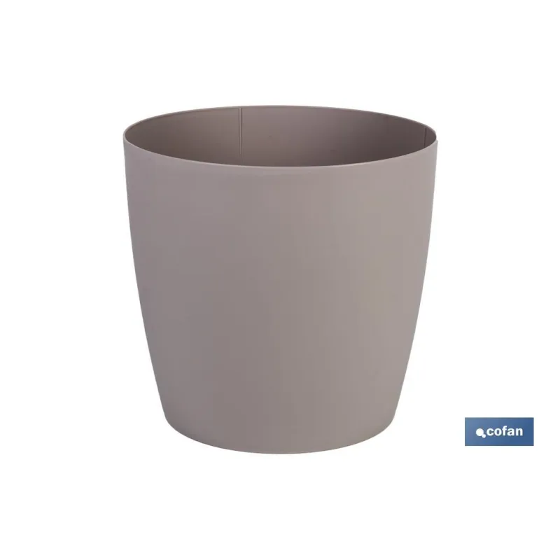 MACETA CAMELIA COLOR CREMA 30X28cm