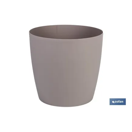 MACETA CAMELIA COLOR CREMA 30X28cm venta unitaria