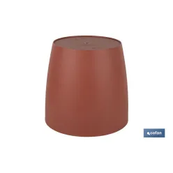 MACETA CAMELIA DE COLOR ARCILLA 18 X17,8 CM