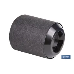 MACETA O MACETERO GAMA TEXTIL COLOR NEGRO PP Ø 195 X 201 MM 4,9 L venta unitaria