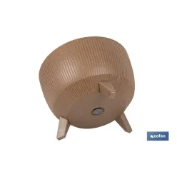 MACETA CON PATAS Y FILTRO DE DRENAJE COLOR MARRÓN WPC Ø 290 X 230 MM 9,3 L venta unitaria