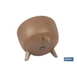 MACETA CON PATAS Y FILTRO DE DRENAJE COLOR MARRÓN WPC Ø 330 X 234 MM 12,4 L venta unitaria