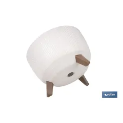 MACETA CON PATAS Y FILTRO DE DRENAJE COLOR BLANCO WPC Ø 395 X 255 MM 21 L venta unitaria