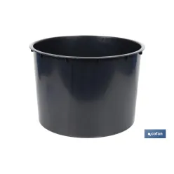 MACETERO 2 EN 1 FORMA CÓNICA CON DEPÓSITO COLOR NEGRO PP Ø 295 X 571 MM 12,5 L venta unitaria