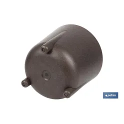 MACETA CON PATAS Y FILTRO DE DRENAJE COLOR CAFÉ WPC Ø 300 X 285 MM 12,4 L venta unitaria